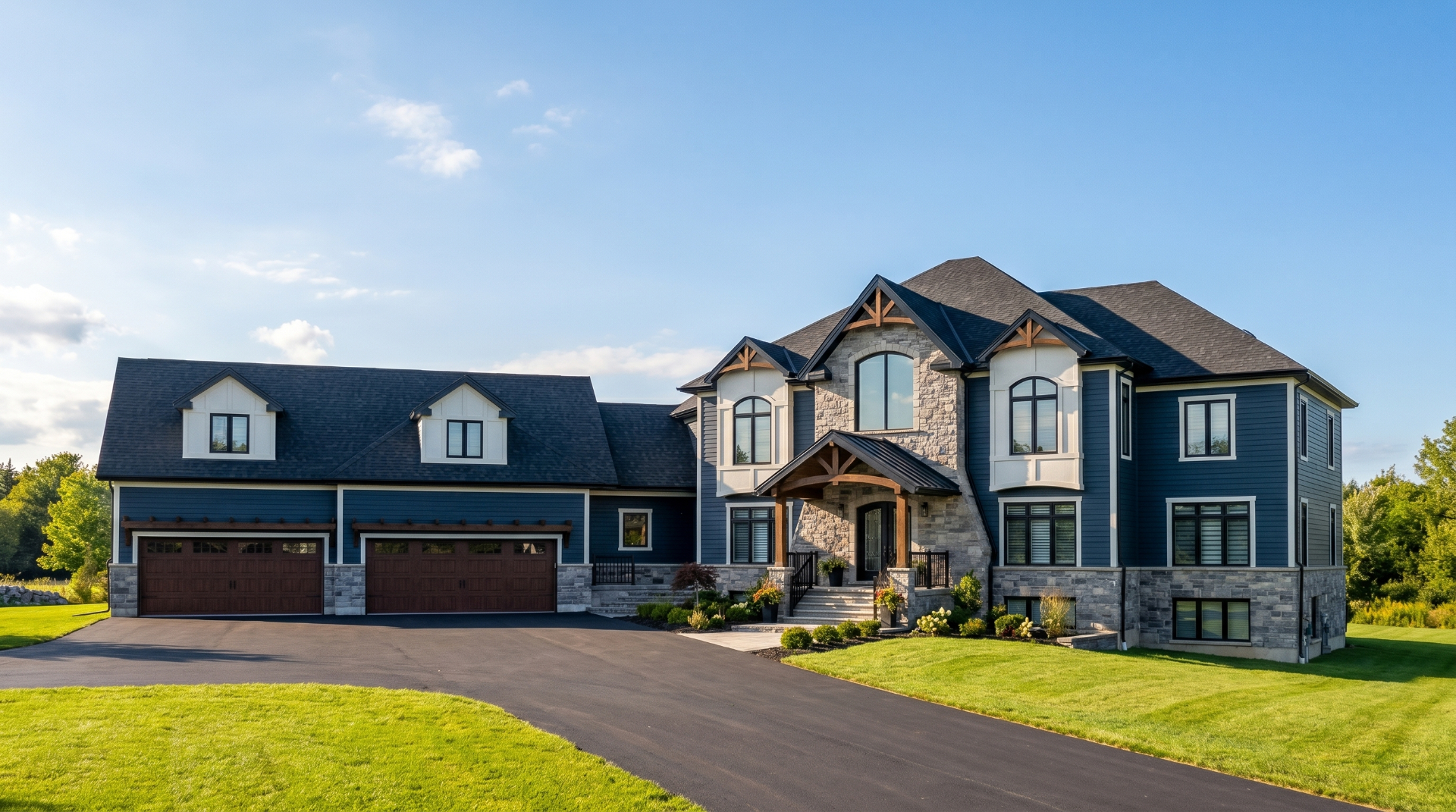 Custom home built by Maple in Caledon — interior and exterior detailing, photo 2