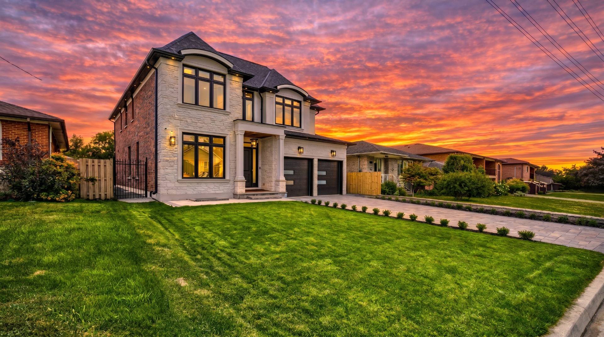 Custom home built by Maple in Mississauga — interior and exterior detailing, photo 1