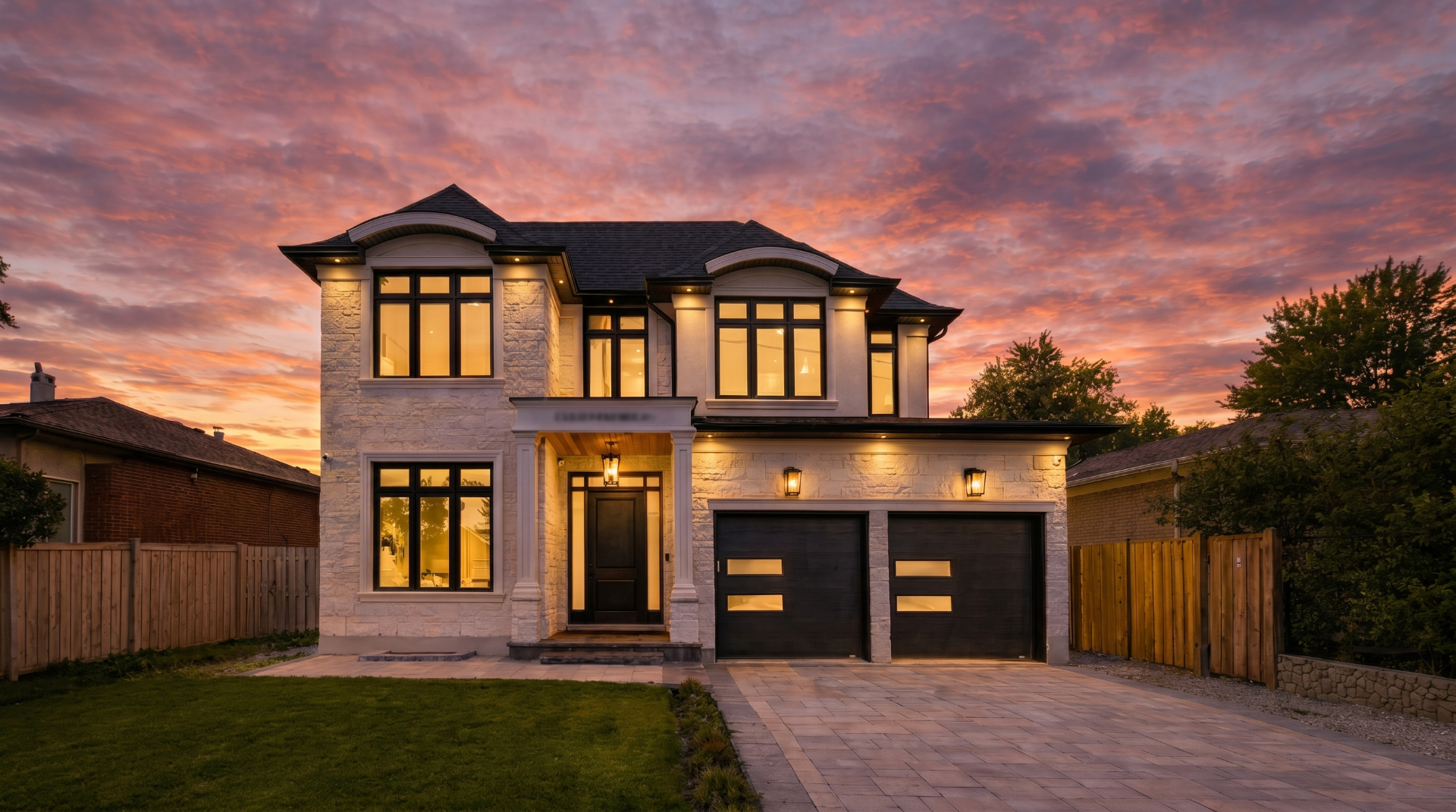 Custom home built by Maple in Mississauga — interior and exterior detailing, photo 2